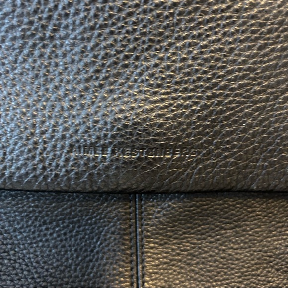 Aimee Kestenberg black leather with rose gold hardware Shoulder Handbag - Picture 2 of 7